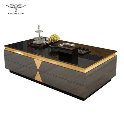 China Large Adjustable Living Room Tea (Other) Table and Modern Soporte Para TV Cabinet and High Quality Natural Marble Coffee Table for sale