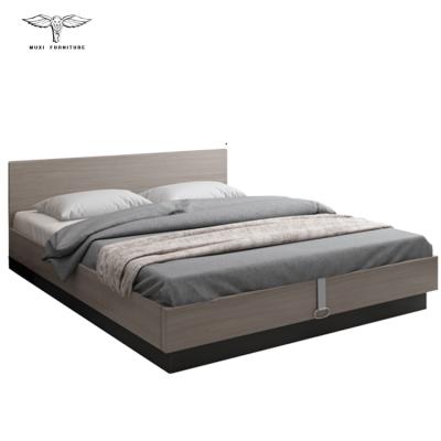 China Storage Made In China Nordic Modern Minimalist Bedroom Japanese Plain Tatami Bed Set for sale