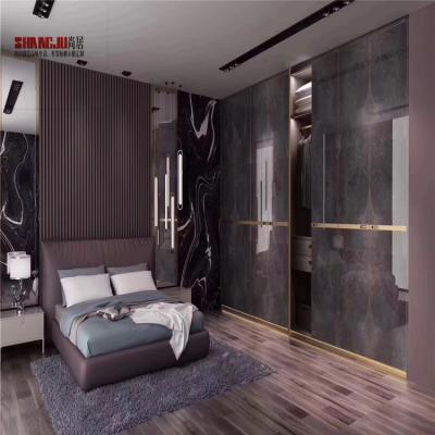 China Eco - Friendly Bedroom Furniture Wardrobes Price Factory Direct Selling Modern Plywood for sale