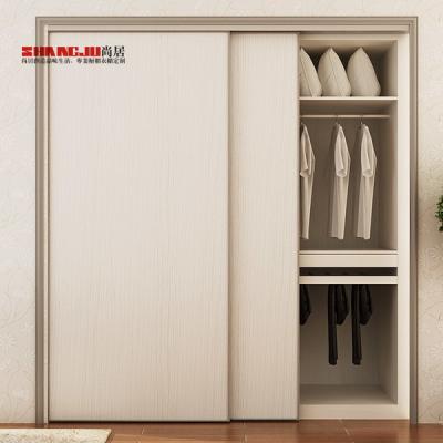 China factory price l shape modern wood wardrobe with tv cabinet for hotel room design for sale