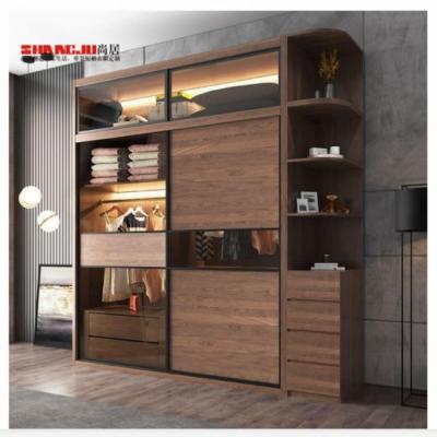 China Factory Price Baby Wardrobe Modern Design Wood Panel New Europe Style Bedroom Furniture Home Wood Furniture for sale