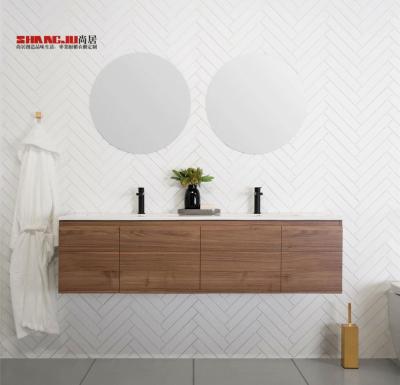 China Modern Middle East Project Bathroom Furniture Cabinet Bathroom For Wholesales Tilt Slab Vanity for sale