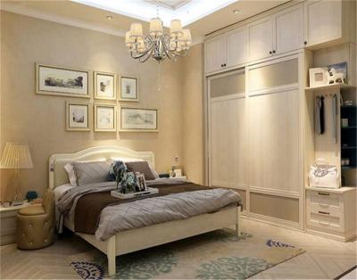 China Custom Made Luxury Durable Modern Bedroom Swing Door Wardrobe In Foshan for sale