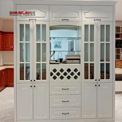 China Customized Modern Style Wine Glass Display Cabinet Customized for sale