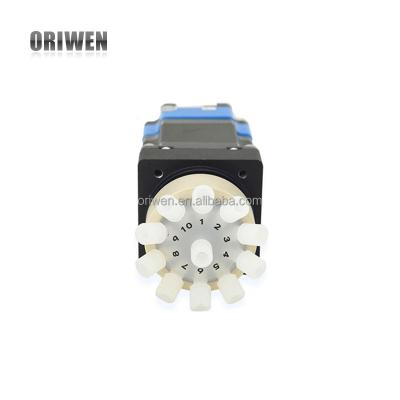 China New 6 Way Selector Electric Multi-port General Distribution Valves for sale