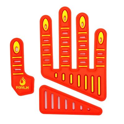 China Lightweight Hollow TPR Patches Breathable Flexible Impact Protection In Safety Gloves for sale