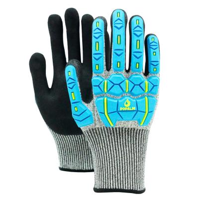 China Heavy Duty Impact Protection Safety Work TPR Gloves Comfort In Tough Work Environments for sale