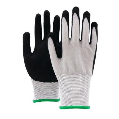 China ANSI A4 Cut Resistant Gloves , Level D Industrial Glove HPPE Nitrile Cut Resistant for sale