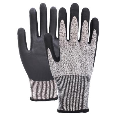 China 13 Gauge Foam Nitrile Coated Cut-Resistant Gloves High-Performance Anti-Cut Work Gloves for sale
