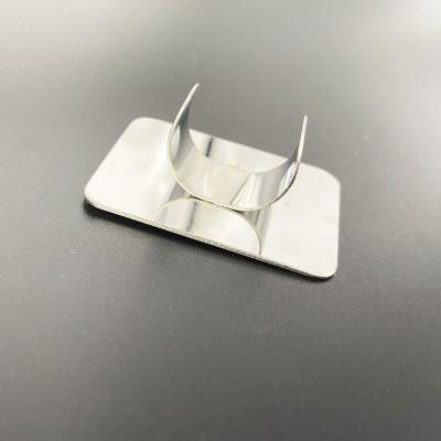 China Hard Stainless Steel Mini Nail Art Palette Display Thumb Dish for sale