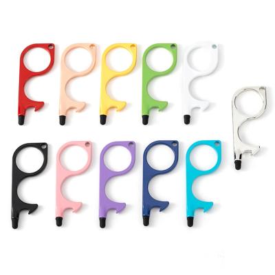 China Newest Design Simplicity Key Chain Security Touchless Door Opener With Stylus for sale