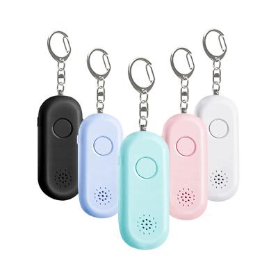 China For Elderly Woman Children Girl Children Woman Elders Safety 130DB Noise Self-Defense Alarm Key Chain Safe Rechargeable Personal Alarm for Woman Security with LED Flashlight for sale