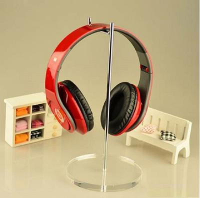 China Durable Hot Selling Acrylic Desktop Earphone Display Stand For Headphone Stand for sale