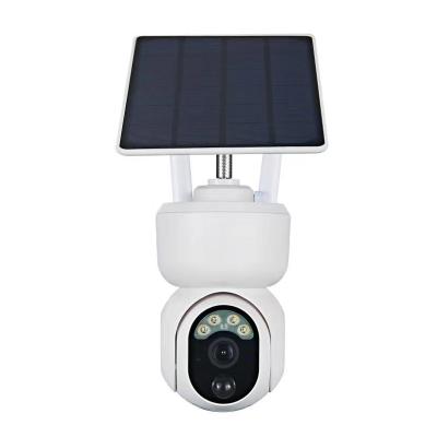 China Wireless Solar Dome Camera CCTV PTZ Surveillance NIGHT VISION Security Outdoor PIR WiFi IP Camera with 4G Sim Card Slot for sale