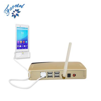 China SMS Alarm 6 Ports Security Display Anti Theft Alarm System Smart Burglar Alarm Device For iPad /Cell Phone for sale