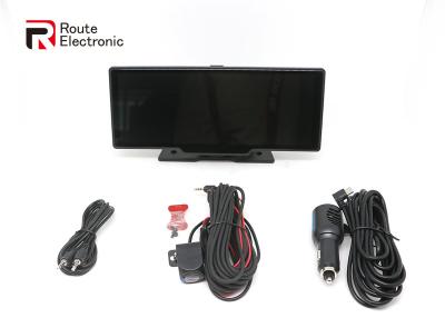 China Câmera de painel de carro capacitiva touchscreen DVR com câmera frontal 2.5K câmera traseira 1080P à venda