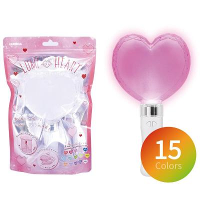 China Promotional ABS PP PE PC LED Glow Foam Stick Heart Shape LED Light Stick for sale