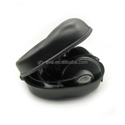 China 2021 Customs Durable EVA Printing Logo Earphone Protective Carrying Case With Flocking for sale