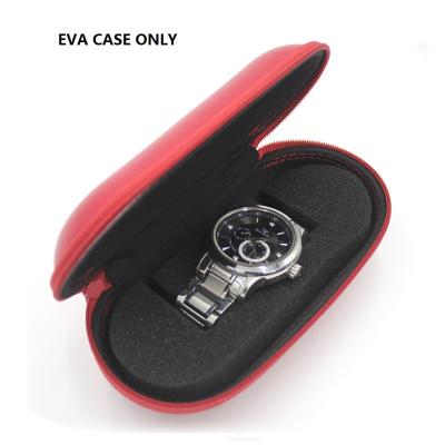 China 2021 High Fashion Red Foam Pill Pouch Protectors Locking Zipper Box For Fitness Watch for sale