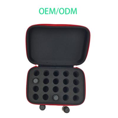 China Durable Essential Oil Case With Elastic Carrying EVA OEM Customized Protective Nylon Size 1680D Nylon Custom Travel Protection For 5-7 Days for sale