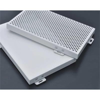 China Modern Punching Metal Decoration Aluminum Panel Ventilated Ventilated Facade For Building for sale