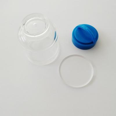 China Plastic Transparent Acrylic Cup Dome Lid Housing Boba Shape Plastic Bottle Cup For Key Chain for sale