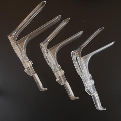 China Transparent Color American Kind Vaginal Dilator Disposable Plastic Medical Vaginal Speculum Polystyree Medical Consumables for sale