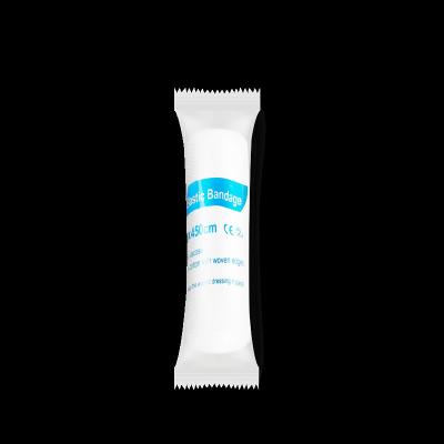 China Personal Care 7.5*450cm Breathable Porous Whites Pbt Gauze First Aid Pbt Self Adhesive Conforming Bandage for sale