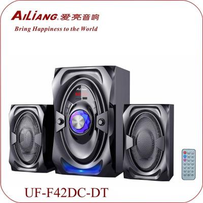 China AILIANG NEW Mini Private 2.1 Computer Speaker With USB SD Slot UF-F42DC-DT/2.1 for sale