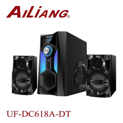 China COMPUTER AILIANG UF-DC618A-DT 5.25 Inch 2.1 Subwoofer Wooden Speaker With BT for sale