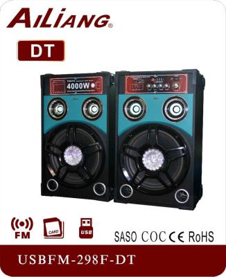 China Mini USBFM-298F 10 inch speaker with cheap price for sale