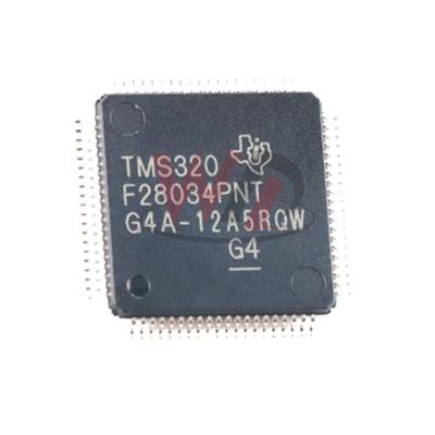 China Original TMS320F28034PNTR package LQFP-80 standard integrated circuit package IC microcontroller chip for sale