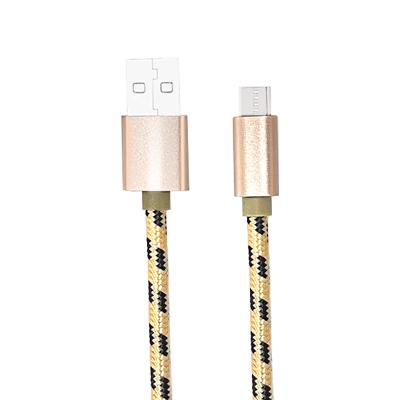 Cina Mobile Phone Nylon Braided Fast Charging Cable For Mobile Phone Mic USB Data Charging Cable 1M 2M 3M 3FT 6FT 10FT Customized in vendita