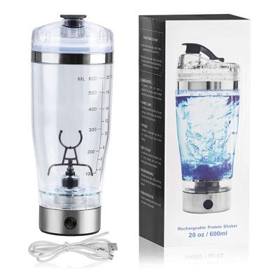 China CLASSIC Running One-Button Switch Gym 450ml 600ml Coffee Bean Milk Cup Custom Logo Accept Electirc Protein Shaker Mixing Bottle for sale