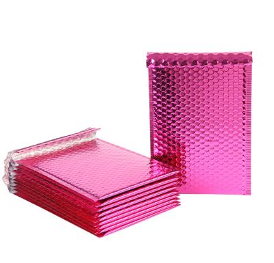 China Shock Resistance Mounted Pink Aluminum Padded Bubble Mailers Envelopes Fast Delivery Wholesale 500pcs Pack Bag USA America Bubble Envelopes for sale