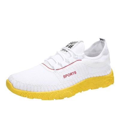 China Anti-odor Sports Shoes White Platform Mens Running Sneakers for sale