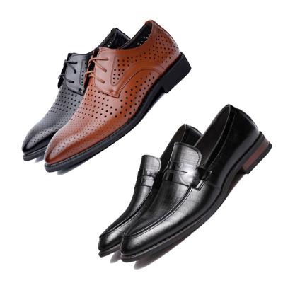 China 2021 New Breathable Custom Suppliers Men Work Formal Shoes Leather Trim Pure Leather Shoes For Formal Men for sale