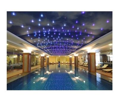 China Fiber Light+Polyester Particleboard Customized Star Ceiling Lights Fiber Optic Star Ceiling Panels For Home Theater for sale