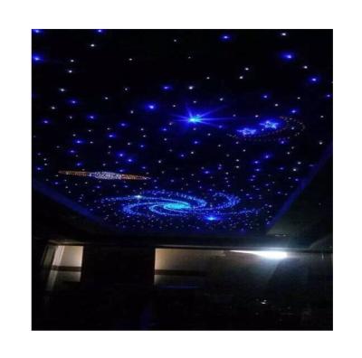 China Fiber Light+Polyester Particleboard Magnet Installation 600x600 Ceiling Panel Light Starry Sky For Cinema for sale