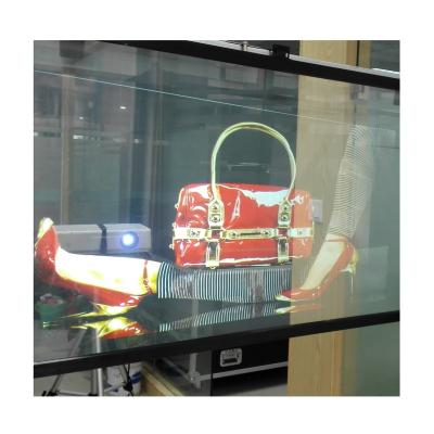 China Hologram Show High Contrast Rear Projection Movie Transparent Holographic Projector Screen For Window Glass for sale