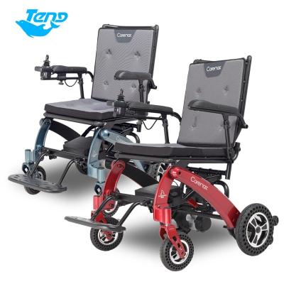 China OEM Yuteng Flexible Power Wheelchair Rehabilitation Equipment Aluminum Electric Folding Wheelchair for sale