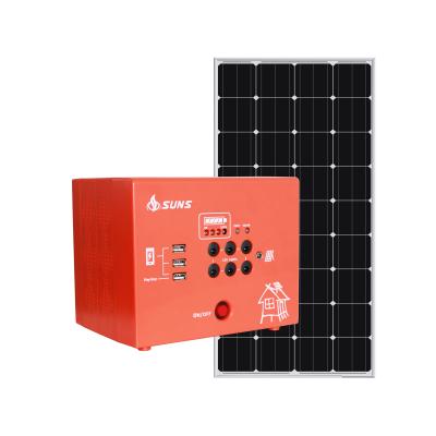 China PAYG 60W Solar Power Home Kit for Home Lighting Use with USB Radio and Cell Phone Charger for sale