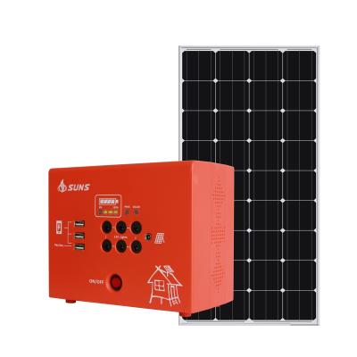 China Best ABS small plasticprepaid solar power system factory sale 60W home price for sale