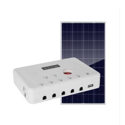 China Home Portable Solar Power Bank Station 10W Kit Light Lighting System with Lithium Battery and Mobile Charging for sale