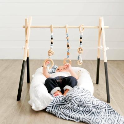 China Safety Baby Gym Traditional Wooden Shelf for sale