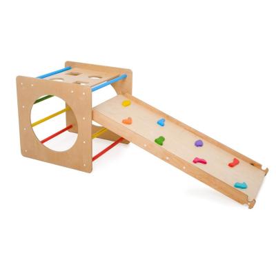 China 3-8years environmental protection and safety children climbing wooden frame for sale