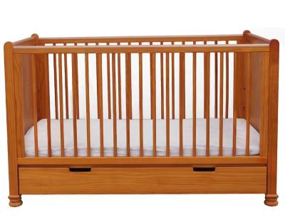 China Durable+adjustable+Mobile Multifunctional Solid Stain Baby Crib Solid Wood Bed for sale