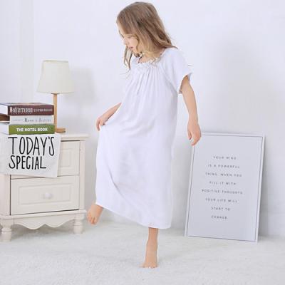 China Soft Lovely Kids Cotton Sleepwear Girls Nightgown Wear Girls Sleep Dress Thermal Sleep Dress for sale