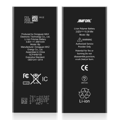 China Mobile phone premium 2691mah lithium ion battery for iphone 8P apple iphone 8 plus 8 plus battery bateria for sale