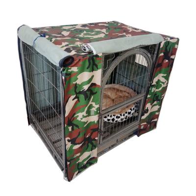 China Sustainable Tarpaulins Cover Cotton Thermal Insulation Cat Cage Winter Pet Sunscreen Warm Windproof Cold And Windproof Outdoor Cage for sale